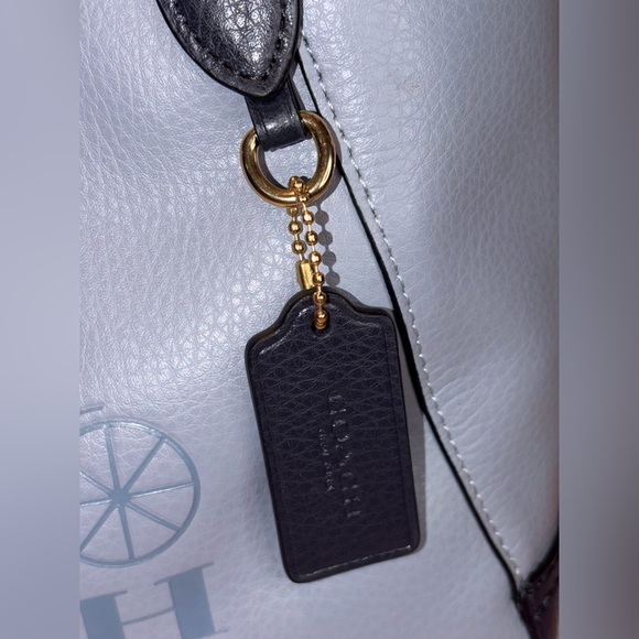 Authentic Coach Tote 27 – Colorblock Twilight-Multi with Horse & Carriage C5775 - Picture 4 of 15